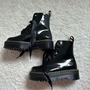 Doc Martens Molly Platform Boot in a size 8.